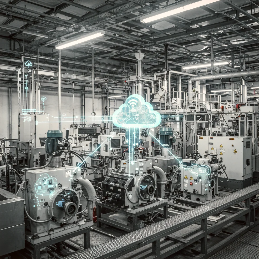 real-time monitoring with equipment sensors